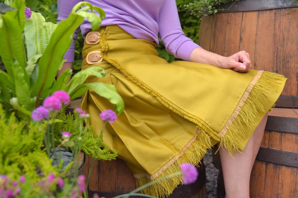 Andrea Chappell of Acme Atelier in the Still Garden by Jane Porter at RHS Chelsea Flower Show 2022. Photograph by Ellen Wilkinson